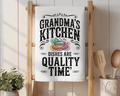 Dishes Are Quality Time Dish Towel