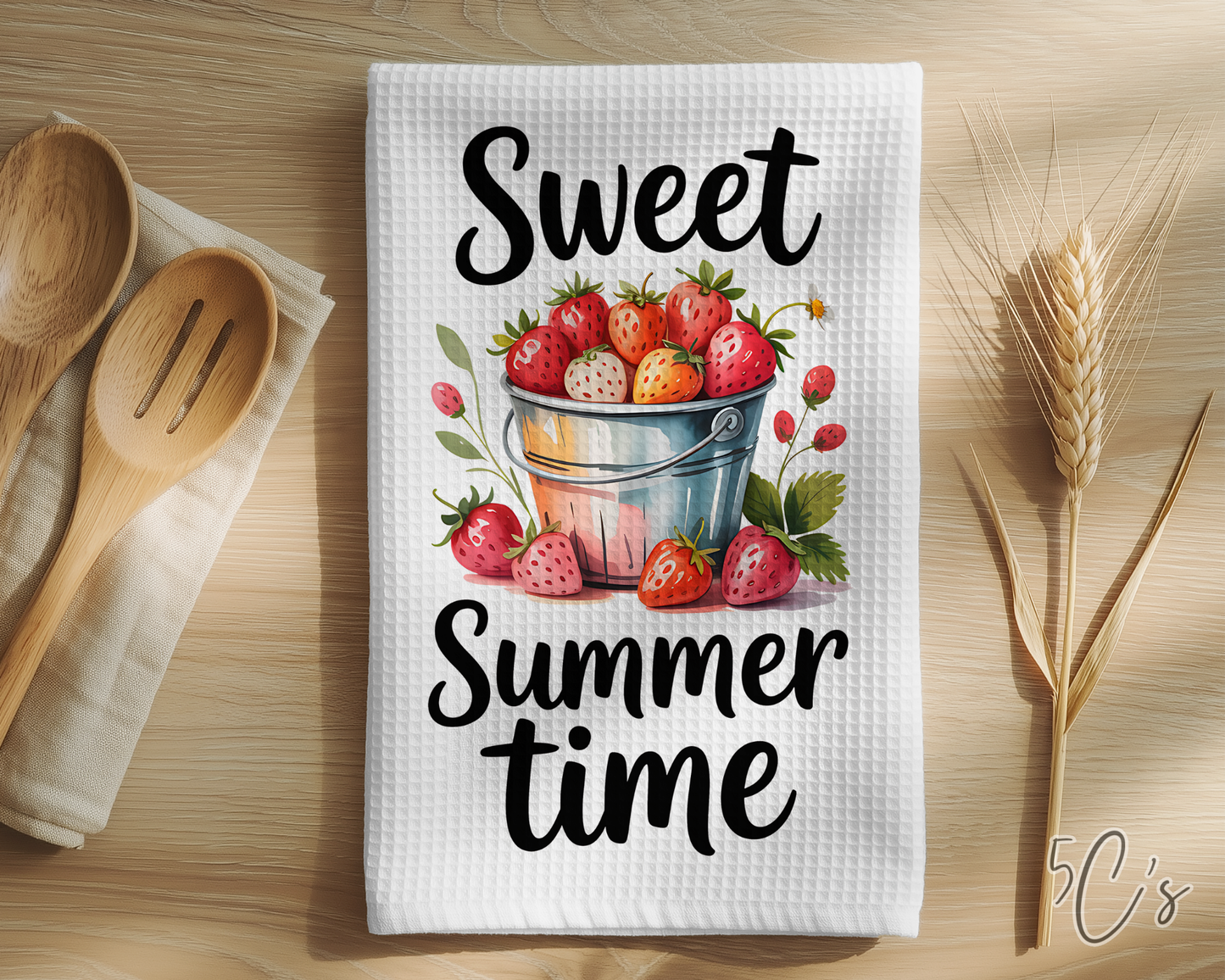 Sweet Summer Time Dish Towel