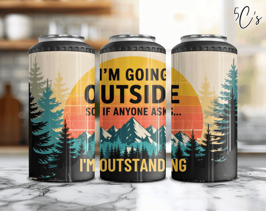I'm Outstanding Can Cooler
