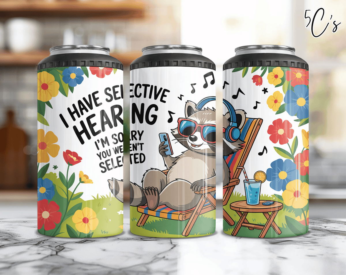 I Have Selective Hearing Can Cooler