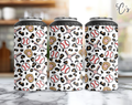 Baseball Leopard Can Cooler