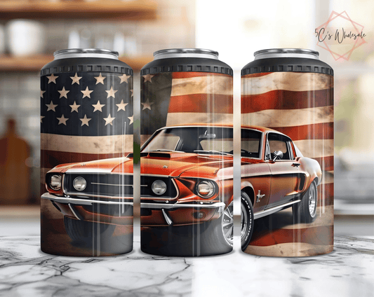 Retro Car Can Cooler