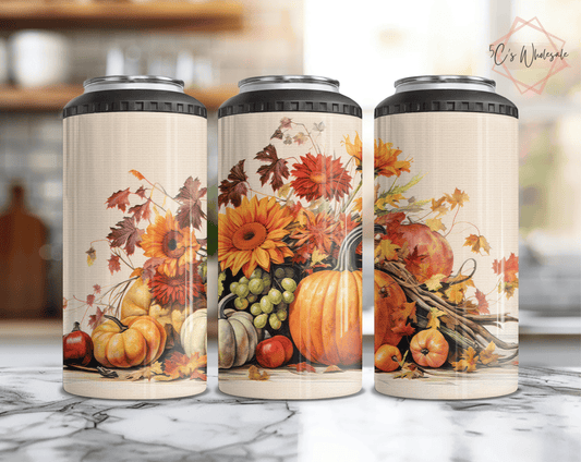 Fall Thanksgiving Can Cooler