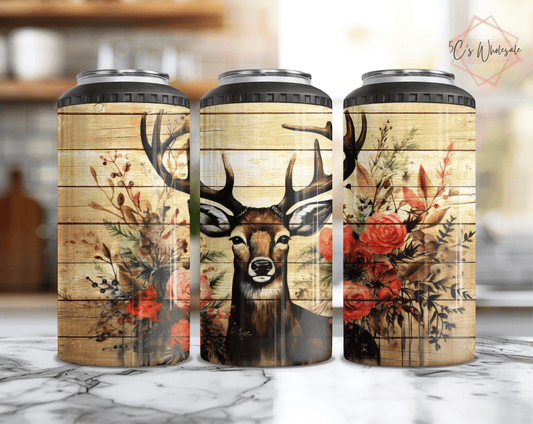 Boho Deer Can Cooler