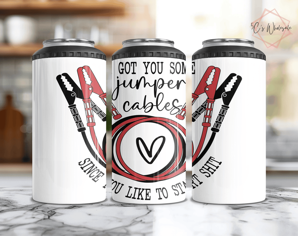 Jumper Cables Can Cooler