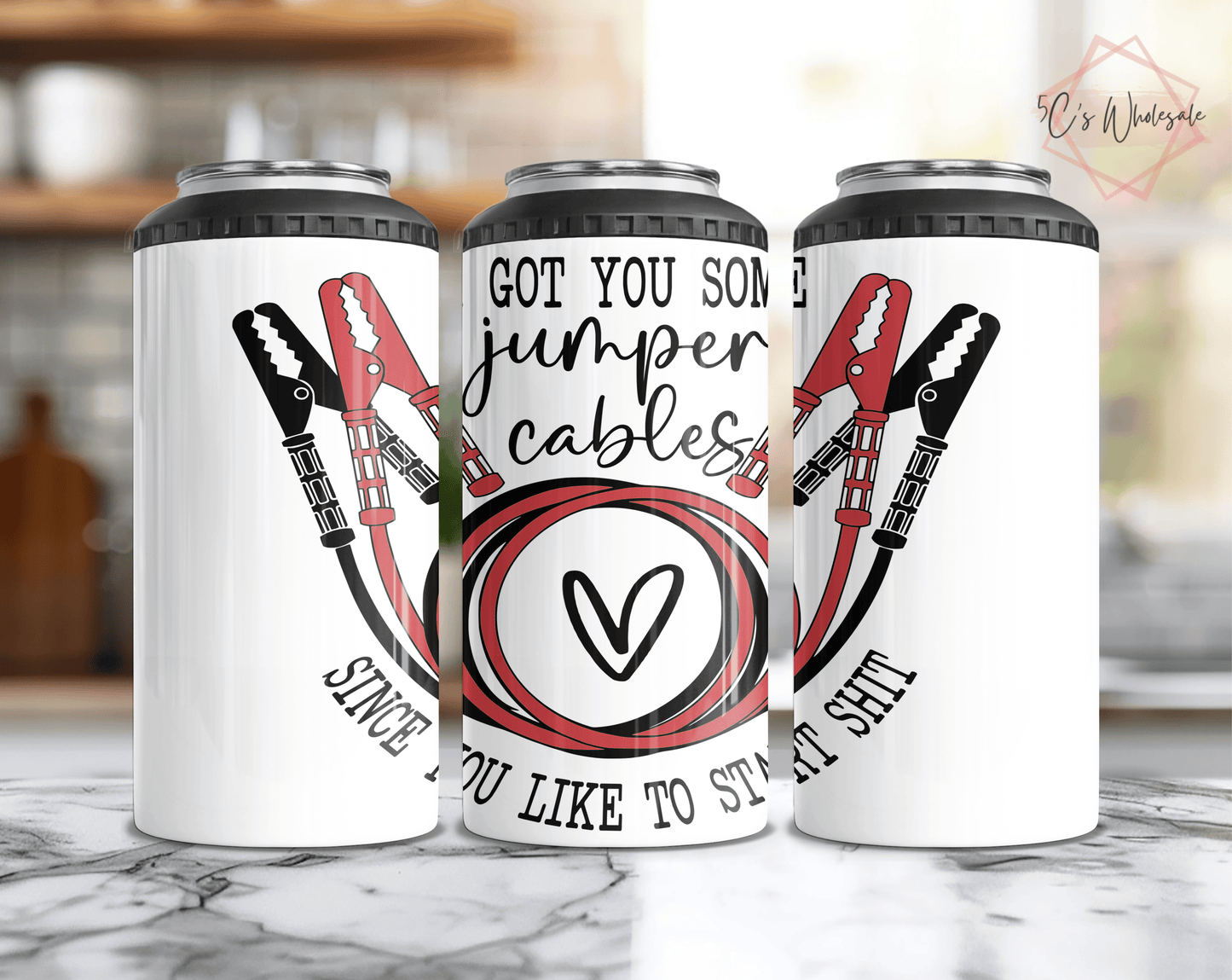 Jumper Cables Can Cooler