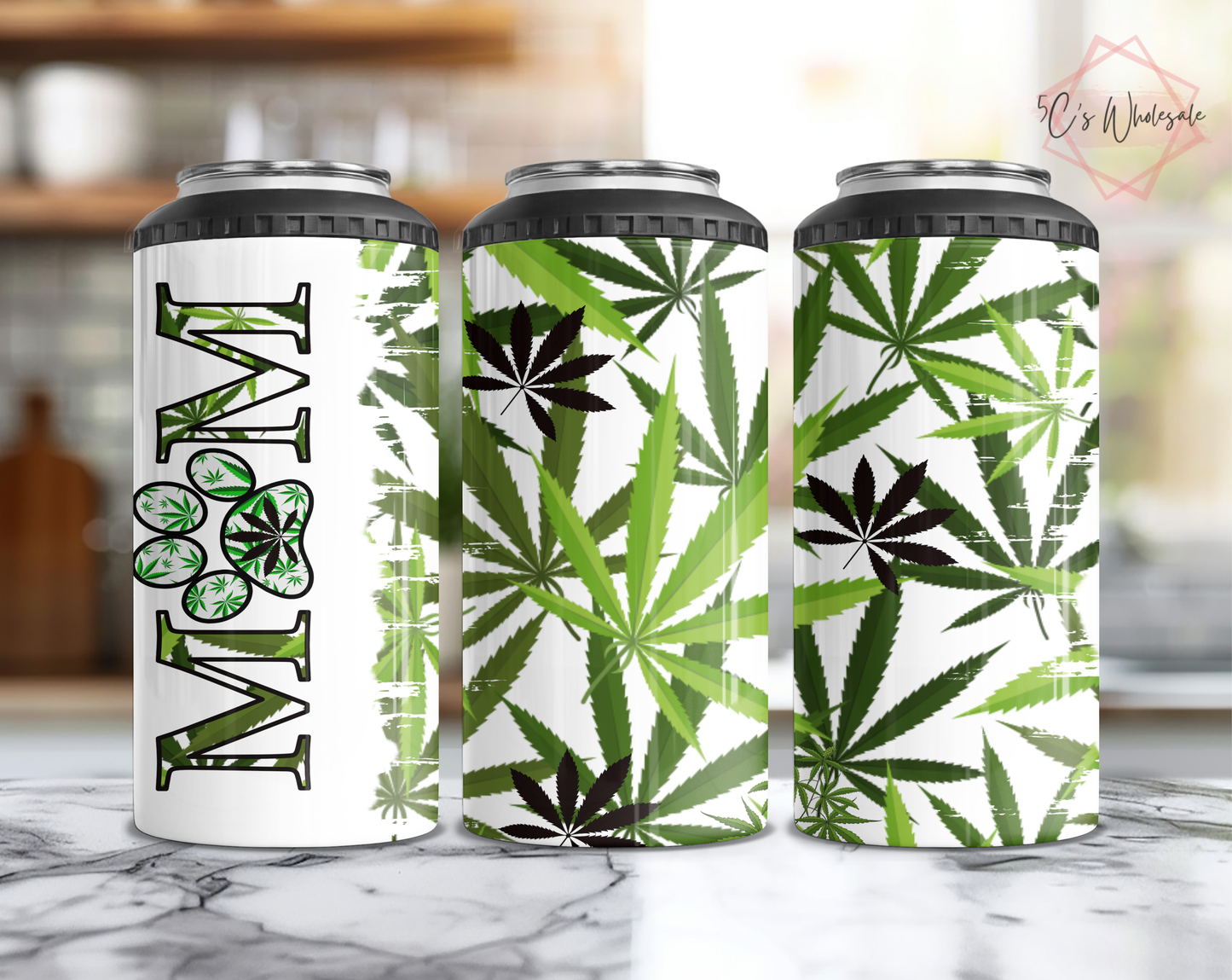 Dog Mom Weed Can Cooler