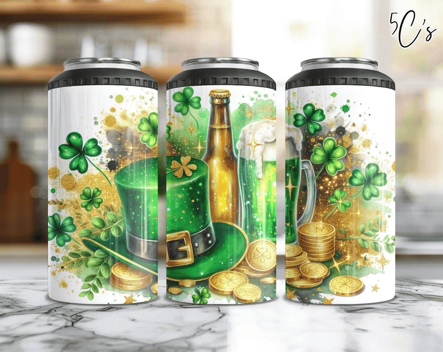 St Patrick's Beer Can Cooler