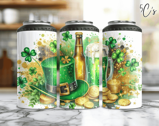 St Patrick's Beer Can Cooler