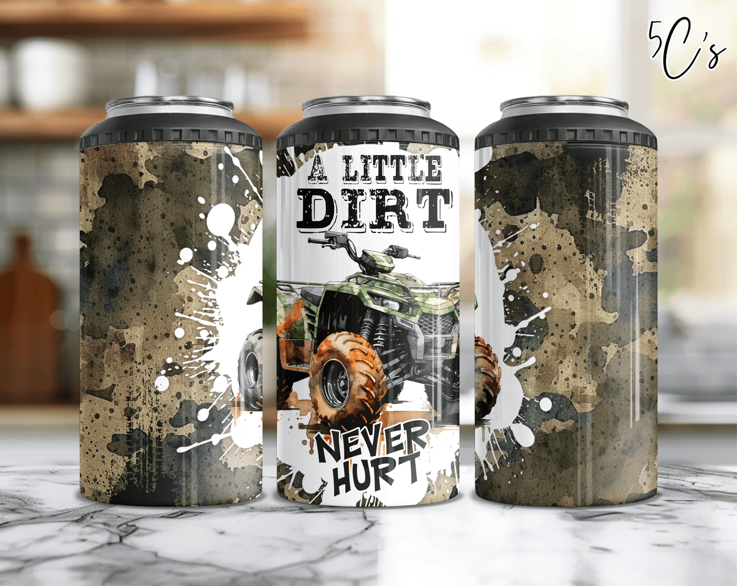 Little Dirt Never Hurt Truck Can Cooler