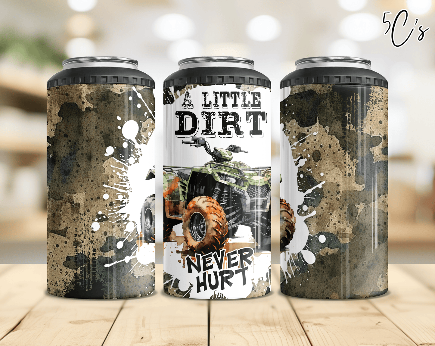 Little Dirt Never Hurt Truck Can Cooler