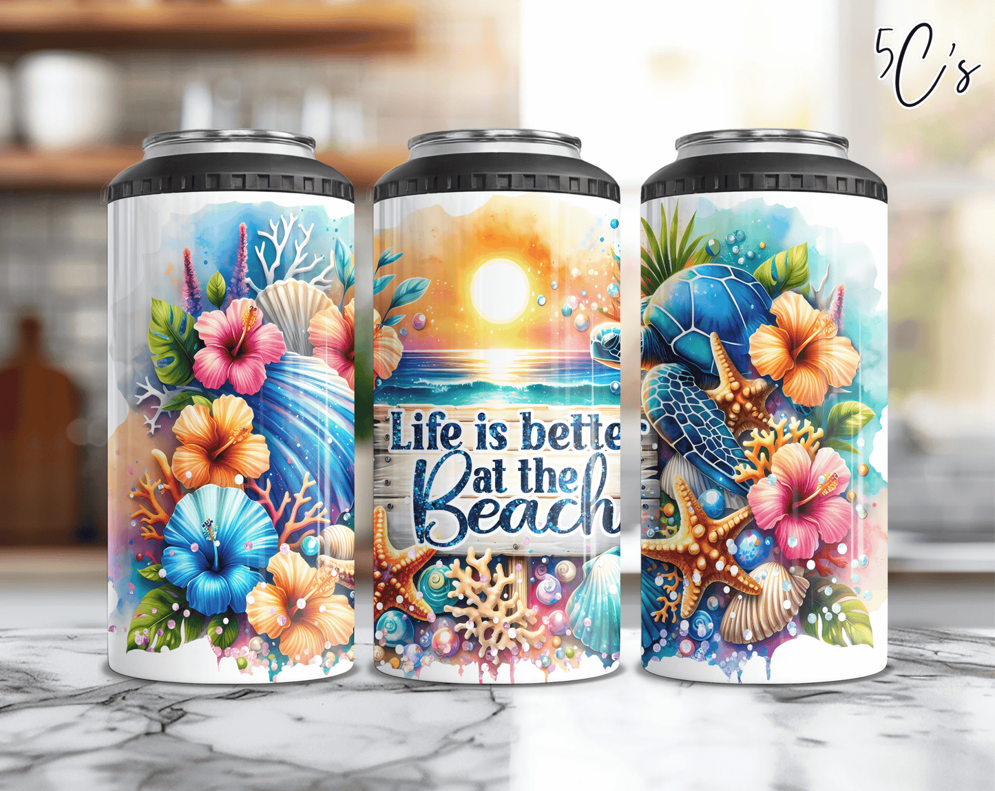 Life Is Better At The Beach Can Cooler