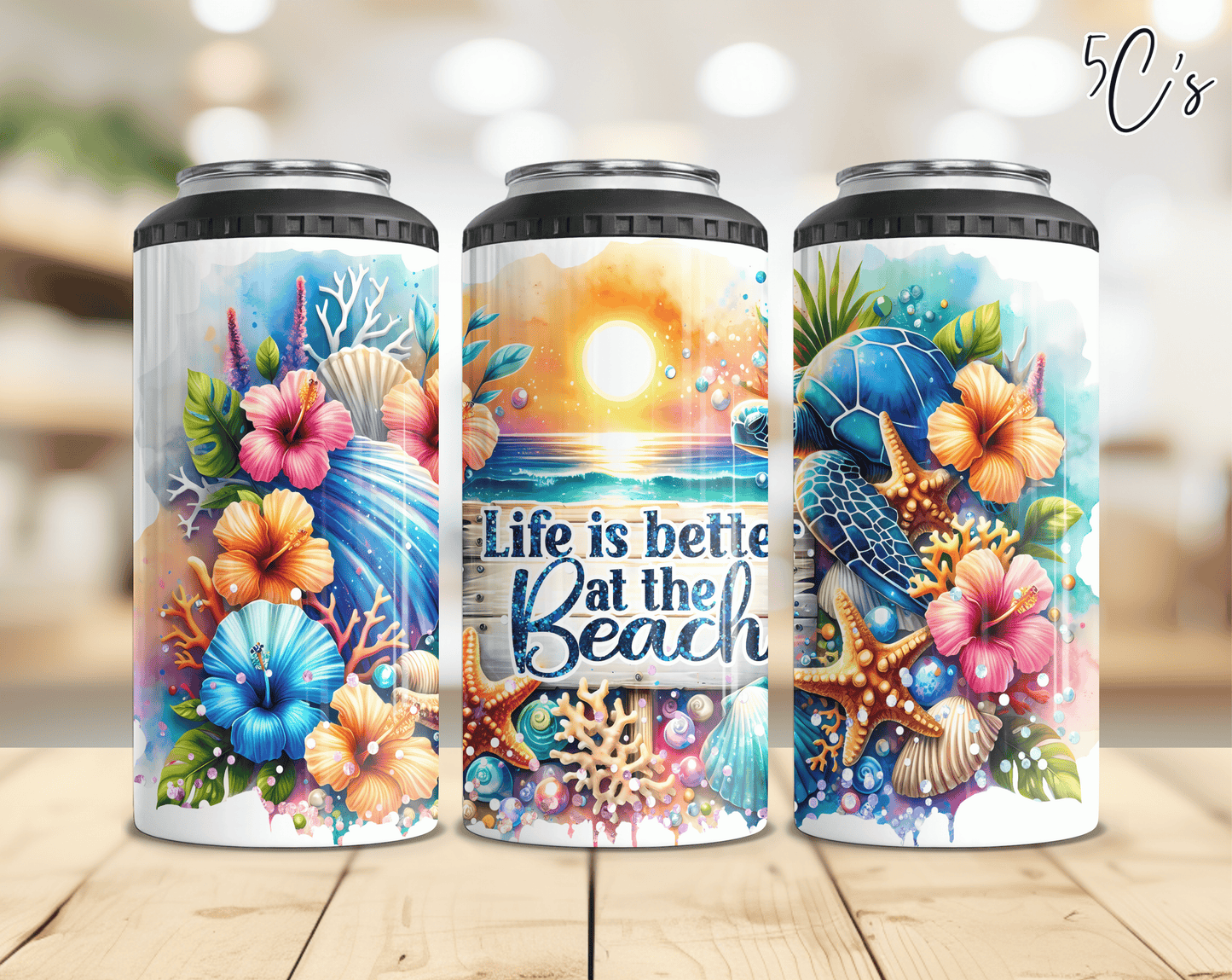 Life Is Better At The Beach Can Cooler