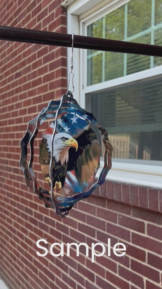 Patriotic Wind Spinner