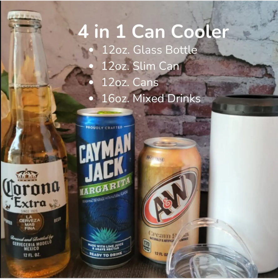 3D Fall Leaves Can Cooler
